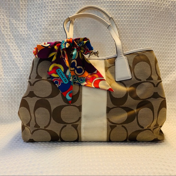 Coach Handbags - Coach F13533 Carryall signature shoulder bag